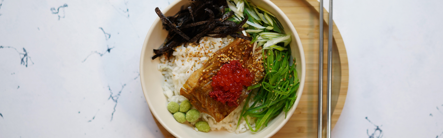 Рыба с рисом в горшочке по-японски в аэрогриле